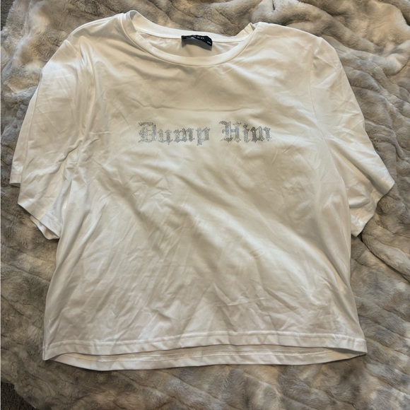 Cider “Dump Him” Crop Top - Picture 4 of 5